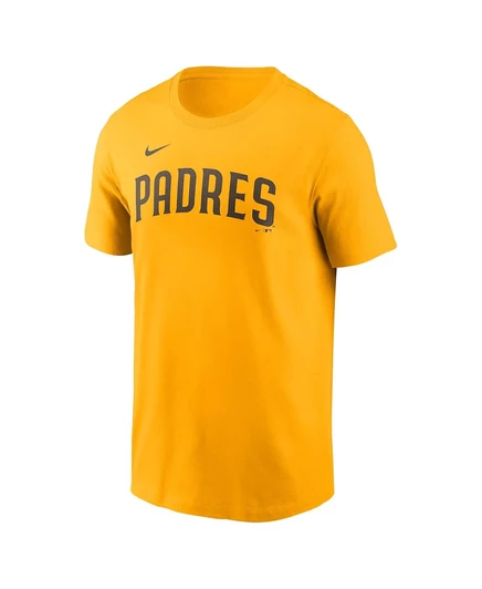 Мужская футболка с именем и номером Fernando Tatis Jr. Gold San Diego Padres Fuse от Nike для мужчин gold
