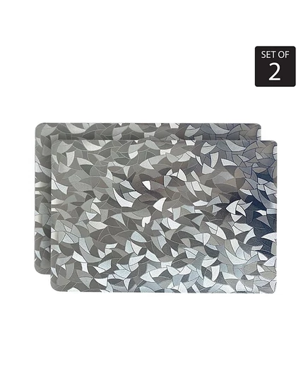 Сервировочные подставки Dainty Home 2 шт. 33×48 см, серебристые