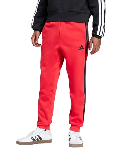 Мужские джоггеры Adidas Essentials флисовые, красные