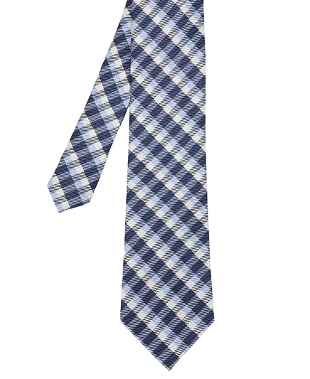 Мужской шелковый галстук Ben Sherman клетчатый, синий