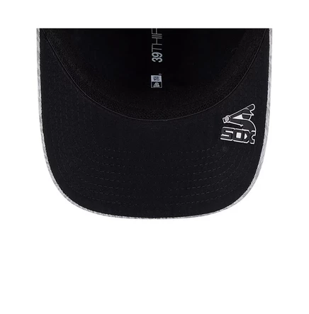 Мужская кепка New Era 39THIRTY Chicago White Sox, серая