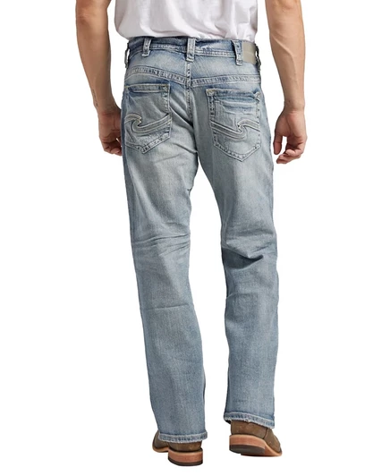 Мужские джинсы Silver Jeans Co. Gordie свободного кроя синие