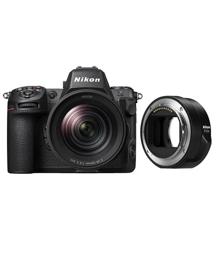 Камера Nikon Z8 с объективом 24–120 мм, FTZ II, черная