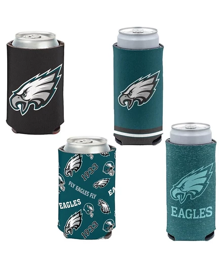 Wincraft Philadelphia Eagles, 12 унций. Набор для охлаждения банок Can Slim, 4 упаковки
