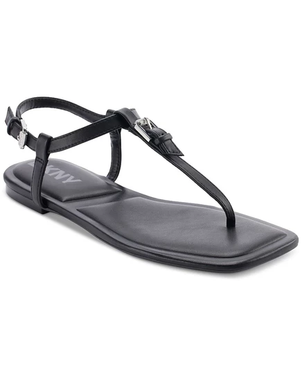 Женские сандалии DKNY Datto с T-ремешком, черные