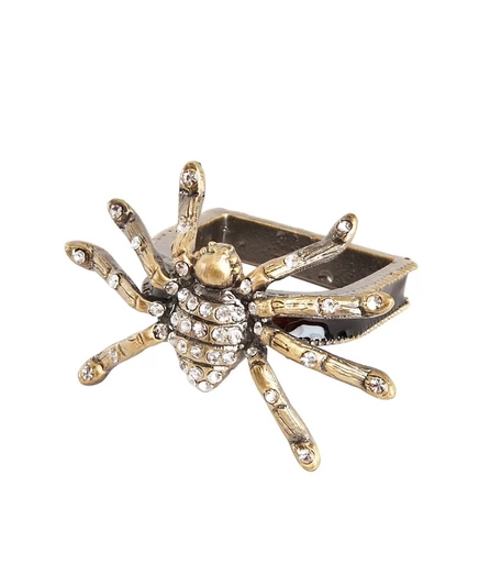 Кольца для салфеток Saro Lifestyle Spider, 4 шт, золотые