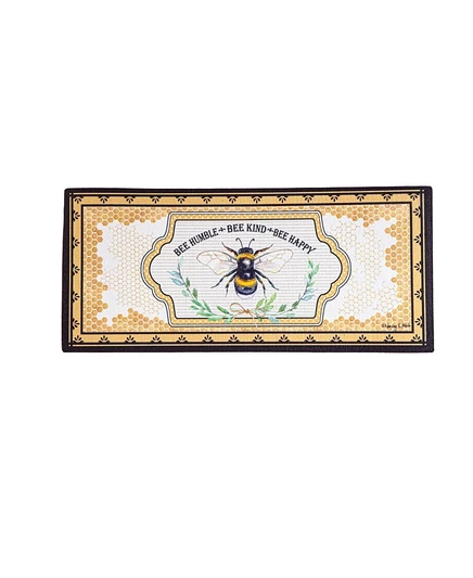 Входной коврик Evergreen Sassafras Humble Bee 56×25 см, разноцветный