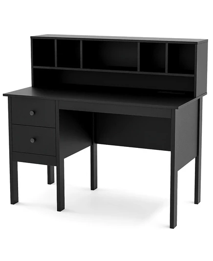 Компьютерный стол GOUUN 122 см с ящиками, черный