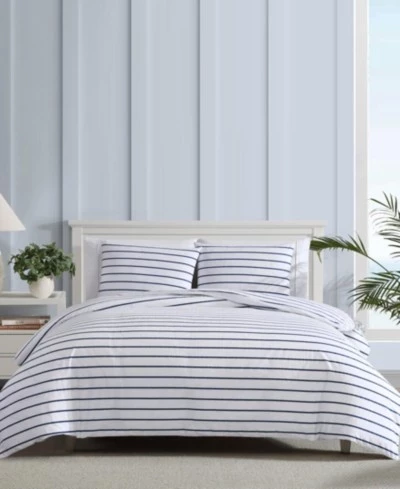 Комплект пододеяльника Nautica Brenton Stripe, перкаль