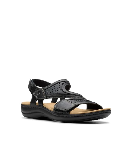 Женские босоножки-слипоны на плоской подошве Laurieann Faye от Clarks, черные
