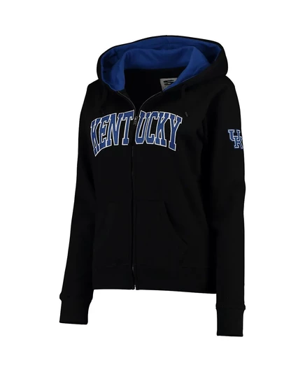 Мужская толстовка Colosseum Kentucky Wildcats с арочным названием на молнии с капюшоном black