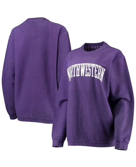 Женский свитшот Pressbox Northwestern Wildcats, фиолетовый