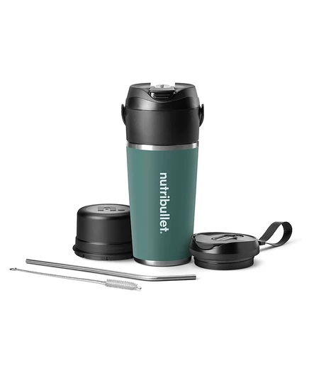 Портативный блендер NutriBullet Flip 590 мл, зеленый