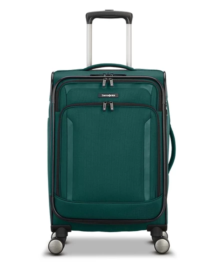 Чемодан samsonite x-tralight 4 расширяемый, зеленый