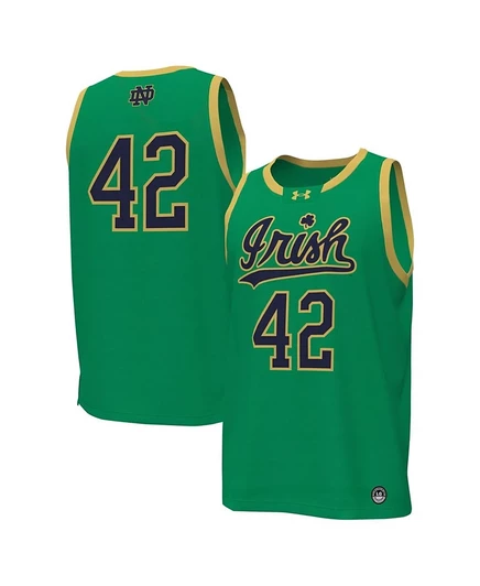 Мужская майка Under Armour Notre Dame 42, зеленая