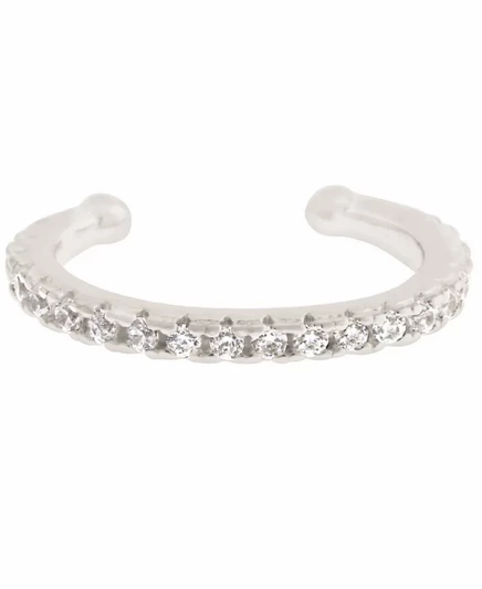 Женская команда Сверкает манжетой для ушей silver-tone