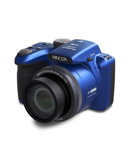 Фотоаппарат Minolta ProShot MN40Z 20 МП, 40× опт. зум, FHD, синий