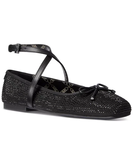 Женские балетки MICHAEL's Collette Flex, украшенные стразами black suede hot stones