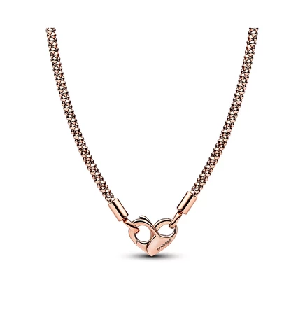  Колье на цепочке с шипами Moments rose gold