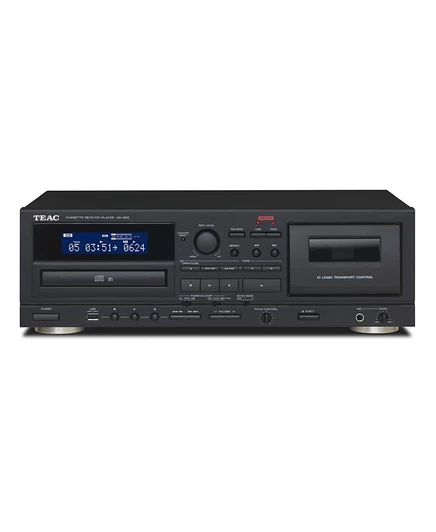 Аудиосистема TEAC AD-850-SE с кассетной декой, черная