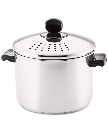 Кастрюля с крышкой-цедилкой Farberware Classic 7,6 л, нержавеющая
