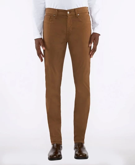 Мужские джинсы 7 For All Mankind Classic Slim, коричневые