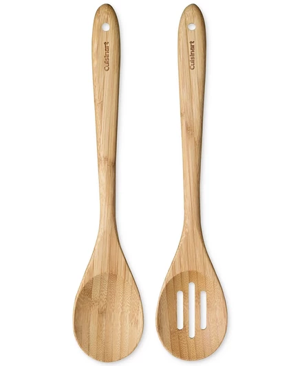 Набор сервировочных ложек Cuisinart бамбук, коричневые, 2 шт