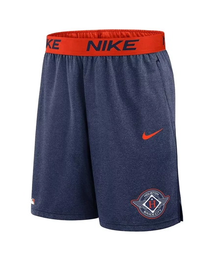 Мужские трикотажные шорты Nike из коллекции Houston Astros 2025 City Connect Authentic Nike темно-оранжевого цвета