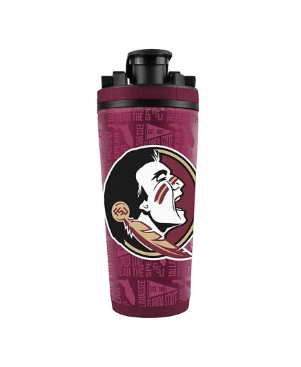 Шейкер для льда Florida State Seminoles, 26 унций. Бутылка-шейкер для льда из нержавеющей стали 4D