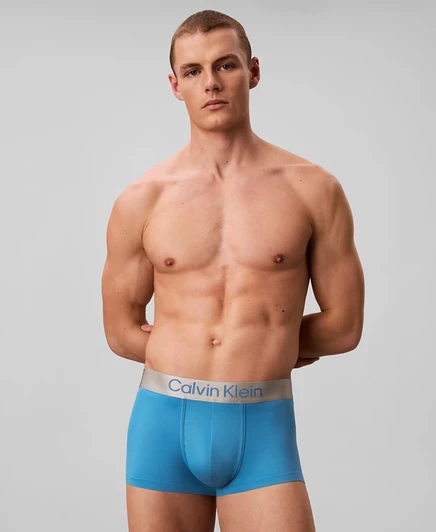 Мужские трусы-боксеры Calvin Klein с логотипом, синие