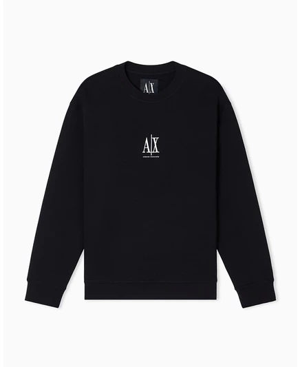 Мужской свитшот AX Armani Exchange с логотипом, черный