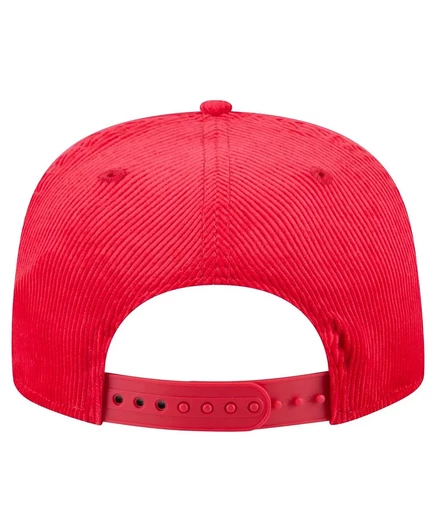 Мужская кепка New Era Golfer вельветовая, красная