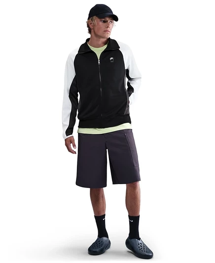 Мужская куртка Nike Air на молнии колорблок, черная
