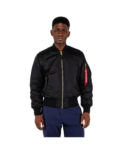 Мужская куртка-бомбер Alpha Industries MA-1, черная