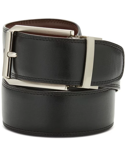 Мужской пояс Perry Ellis Portfolio с полумесяцем oxford