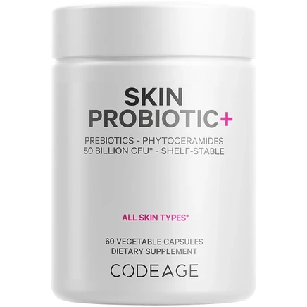 Добавка Codeage Skin Probiotics+ 50 млрд КОЕ, 60 капс.