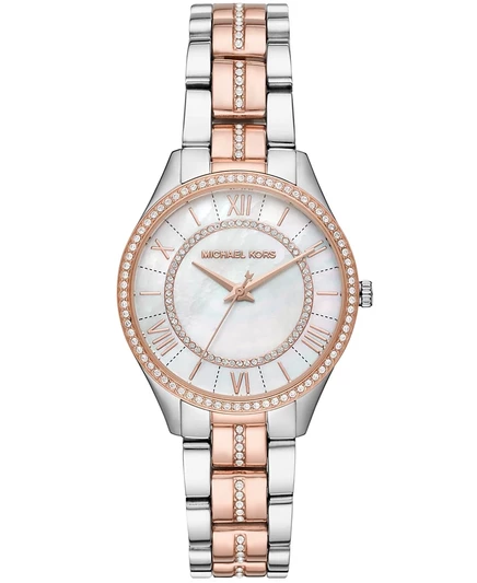 Женские двухцветные часы Lauryn с браслетом из нержавеющей стали Michael Kors 33mm two tone