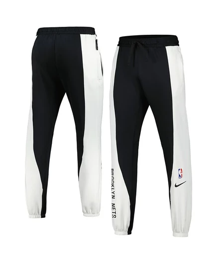 Мужские брюки Nike Black, White Brooklyn Nets 2023/24 Authentic Showtime черного цвета
