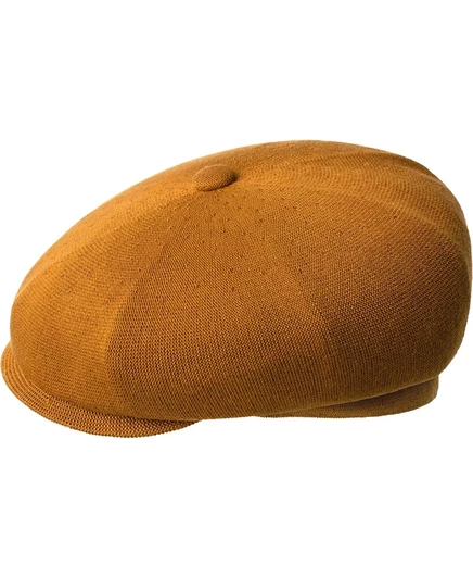 Мужская плоская кепка Kangol Bamboo Hawker, козырек 2″, бежевый