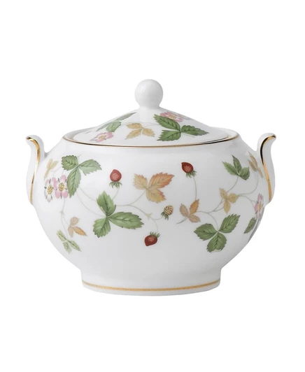 Сахарница Wedgwood Wild Strawberry, многоцветная