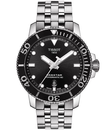 Мужские часы Tissot T-Sport Seastar 1000, 43 мм, сталь