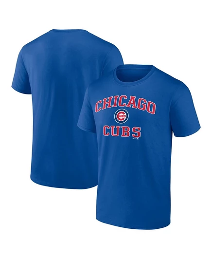 Мужская футболка Logo Athletic Chicago Cubs Heart and Soul, синяя
