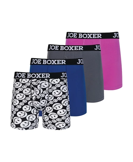 Мужские боксер-брифы Joe Boxer набор 4 шт., разноцветные
