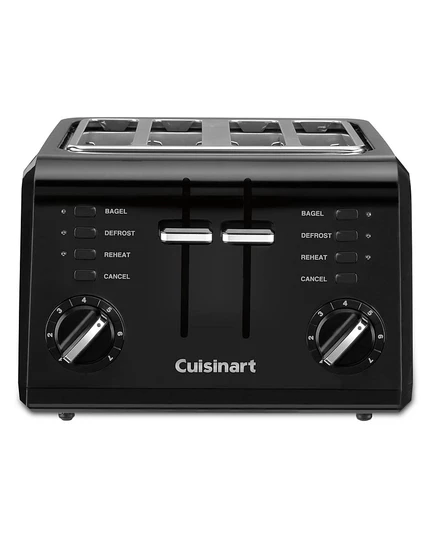 Тостер Cuisinart CPT-142BKP1 на 4 ломтика, черный