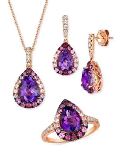 Комплект украшений Le Vian, самоцветы и бриллианты