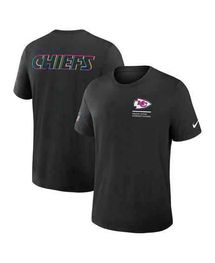 Мужская футболка Nike Kansas City Chiefs Dri-FIT, черная