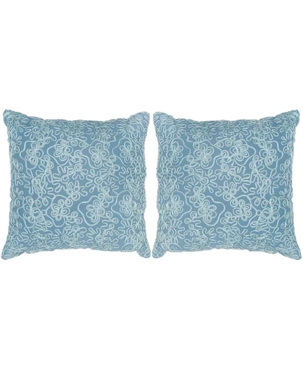 Декоративные подушки Safavieh Tape Swirl 51×51 см (2 шт.), синие