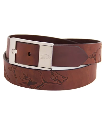 Мужские кроссовки Eagles Wings Arkansas Razorbacks с кожаным ремнем - коричневый brown
