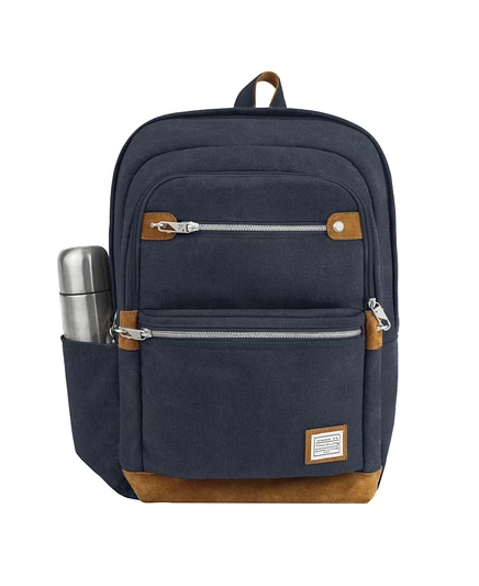 Рюкзак Travelon Anti-Theft Heritage с защитой от краж, синий