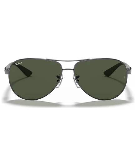 Мужские солнцезащитные очки Ray-Ban RB8313 поляризационные, серебристые